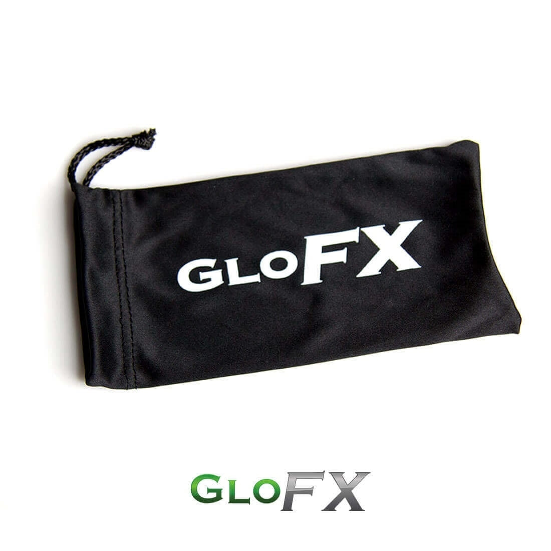 GloFX Heart Shaped Kaleidoscope Glasses - Black