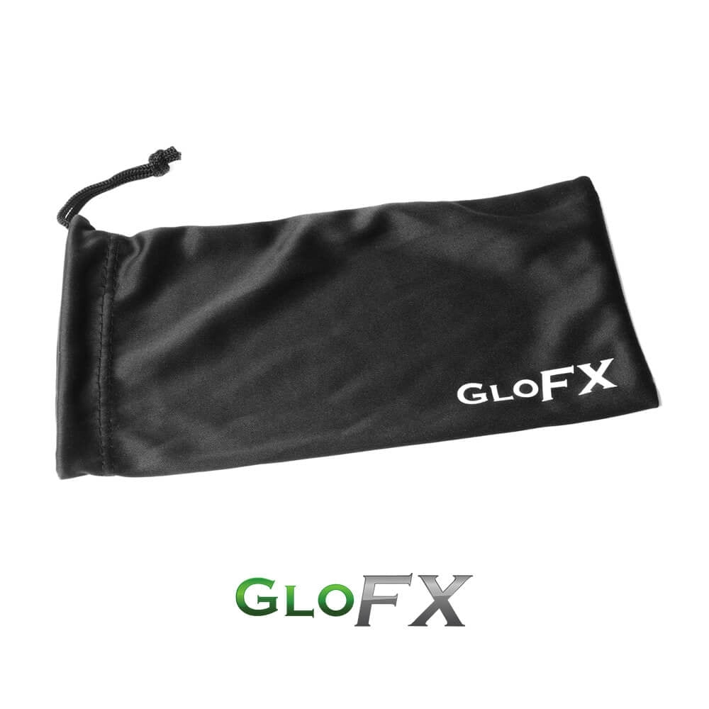GloFX Kaleidoscope Glasses - Clear - Rainbow Fractal