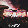 GloFX Ultimate Diffraction Glasses - Black - Amber Tinted