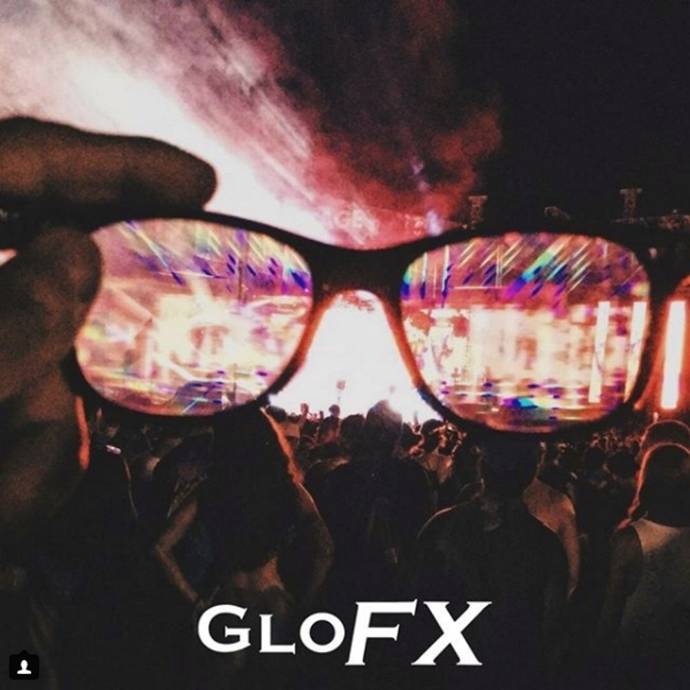 GloFX Ultimate Diffraction Glasses - Transparent Blue - Clear