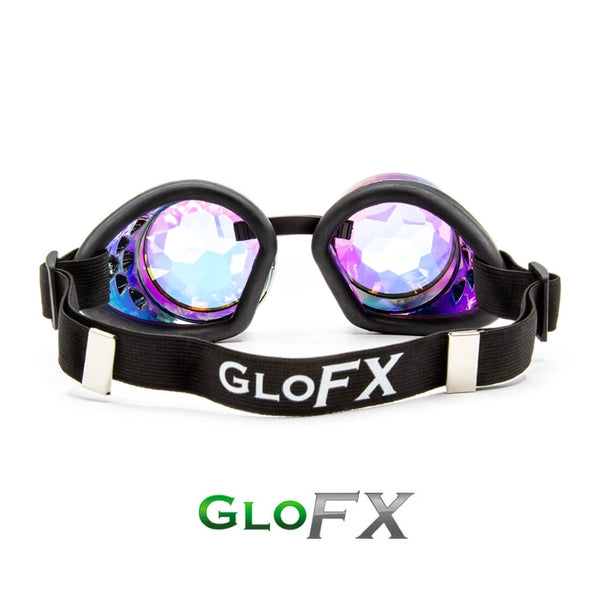 GloFX Kaleidoscope Goggles - Polychrome - Rainbow Fractal