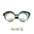 GloFX Diffraction Goggles - Polychrome - Clear