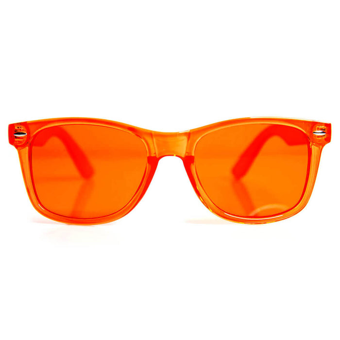 Orange Spectacles GloFX Colour Therapy Mood Glasses - Orange Chromatherapy · The Rave Cave