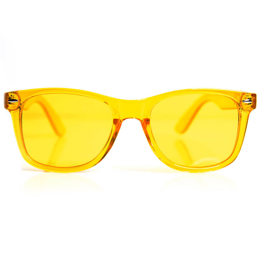 GloFX Colour Therapy Mood Glasses Yellow Chromatherapy The