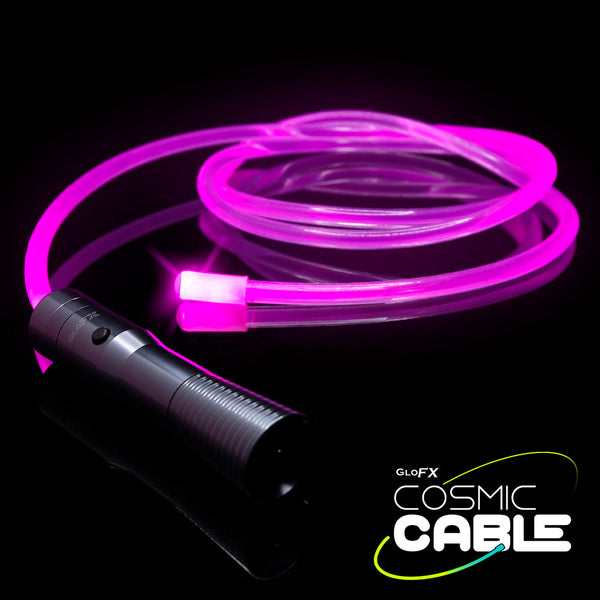GloFX Space Whip Remix Cosmic Cable Pink Glow
