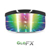GloFX Galactic Invader Diffraction Fashion Visor - Rainbow Gradient