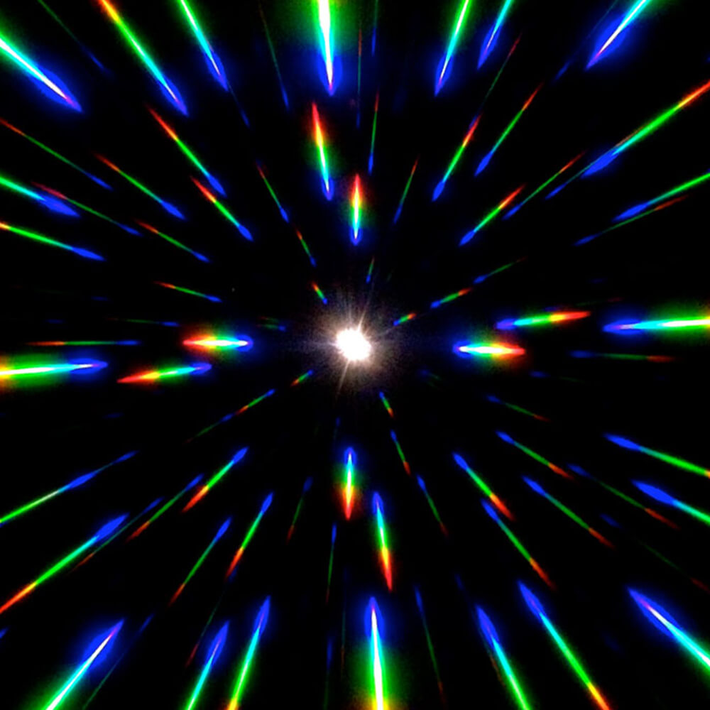 GloFX 3Diffraction Glasses - Black