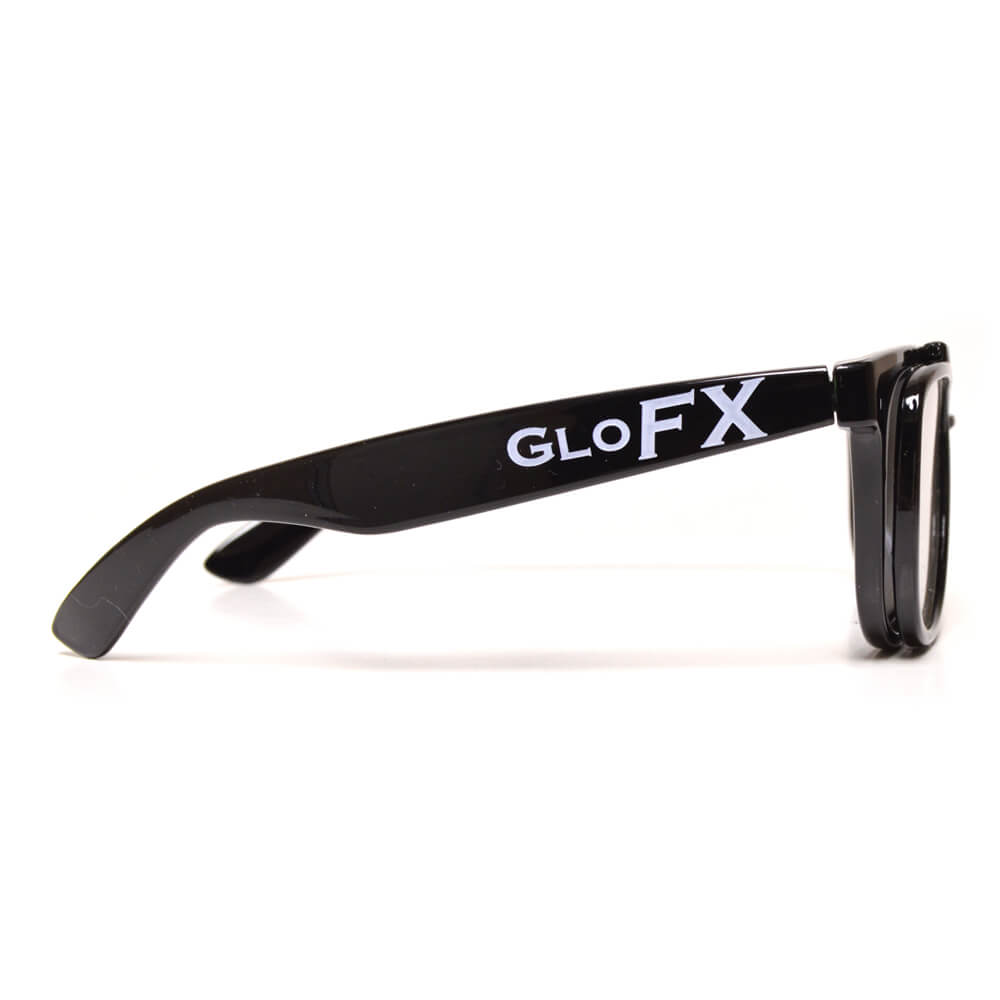 GloFX Diffraction Flip Sunglasses - Black