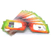 GloFX Paper Diffraction Glasses - Orange Geometric