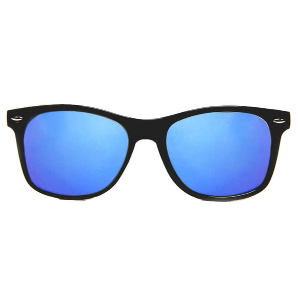 GloFX Diffraction Glasses - Black - Blue Mirror