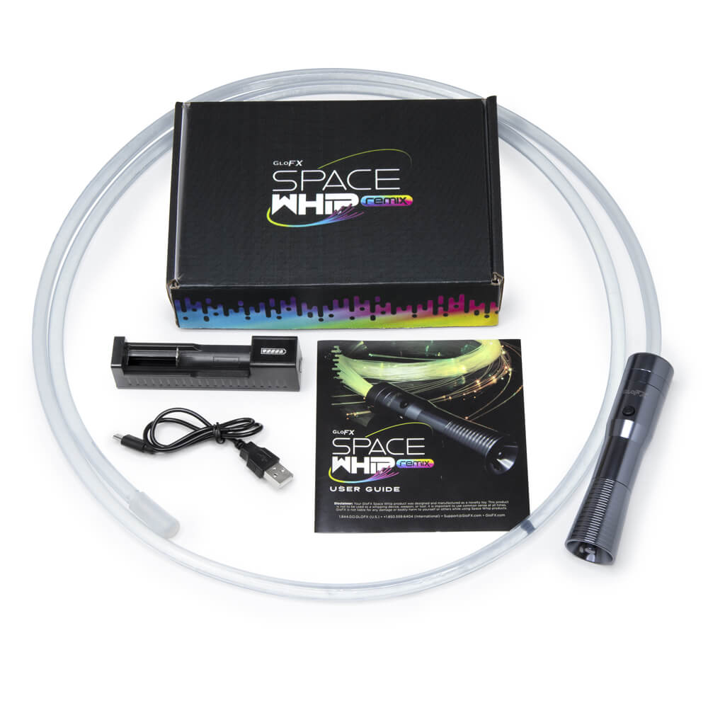 GloFX Space Whip Remix Cosmic Cable What's In The Box