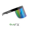 GloFX Galactic Invader Sunglasses Visor - Rainbow Gradient
