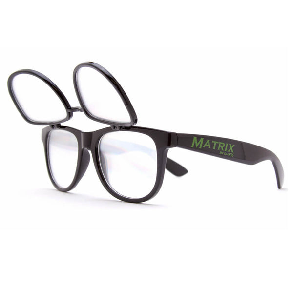 GloFX Matrix Diffraction Glasses - Black