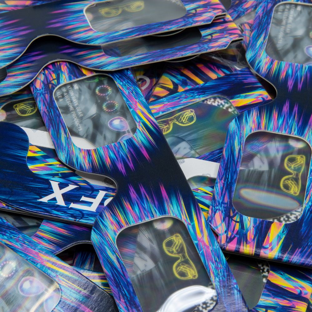 Limited Edition Rave Cave X GloFX Paper Diffraction Glasses | The Rave Cave