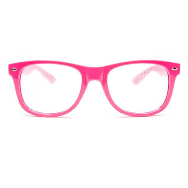 GloFX Heart Effect Diffraction Glasses - Pink